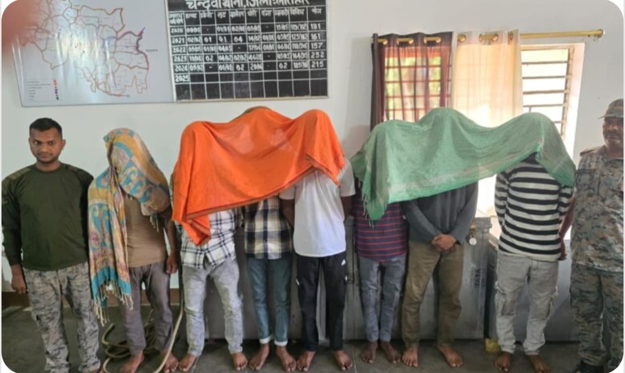 राहुल सिंह गिरोह के सात अपराधी गिरफ्तार
