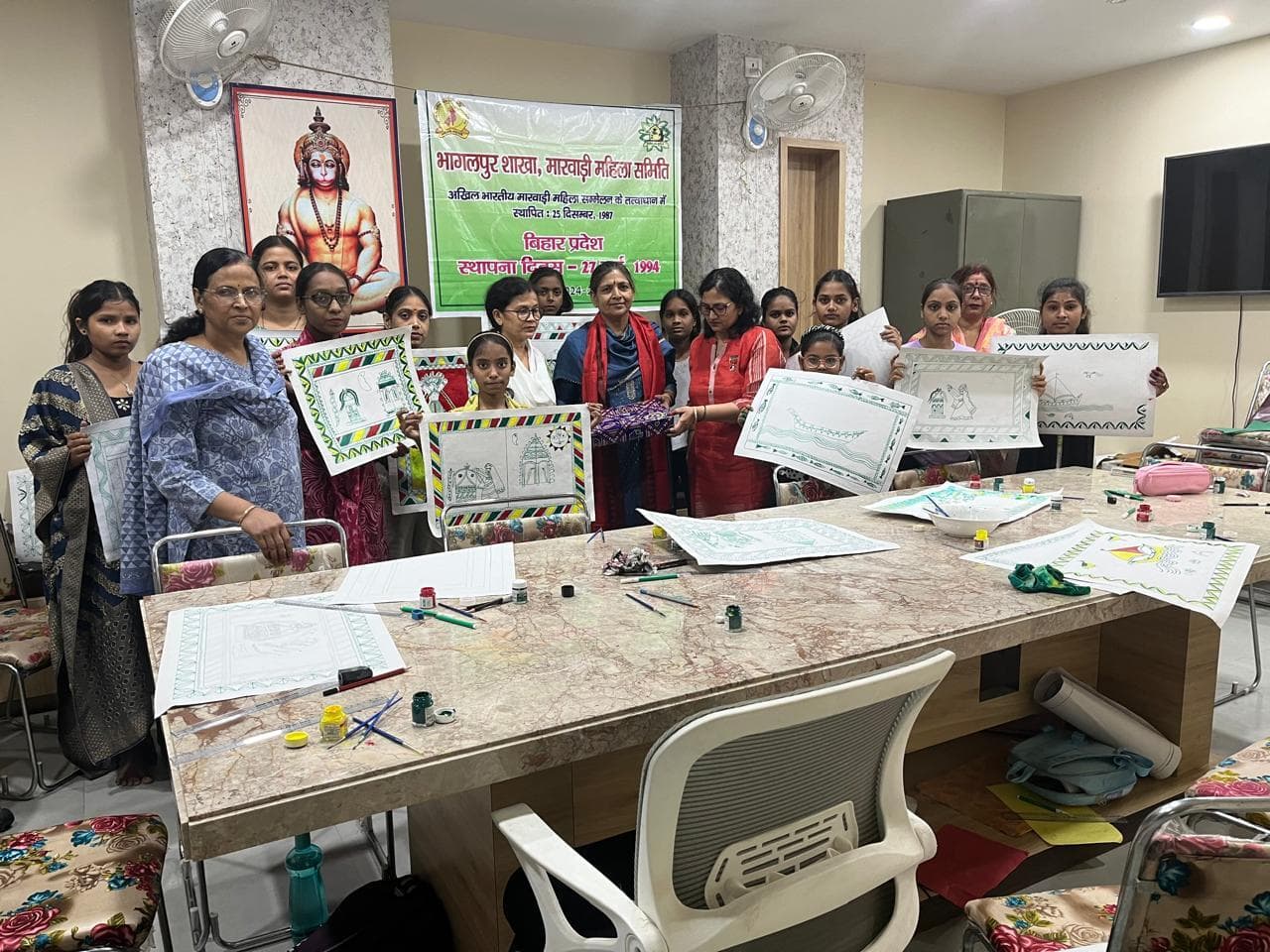 Bhagalpur News: मारवाड़ी महिला समिति ने शुरू किया पांच दिवसीय मंजूषा प्रशिक्षण