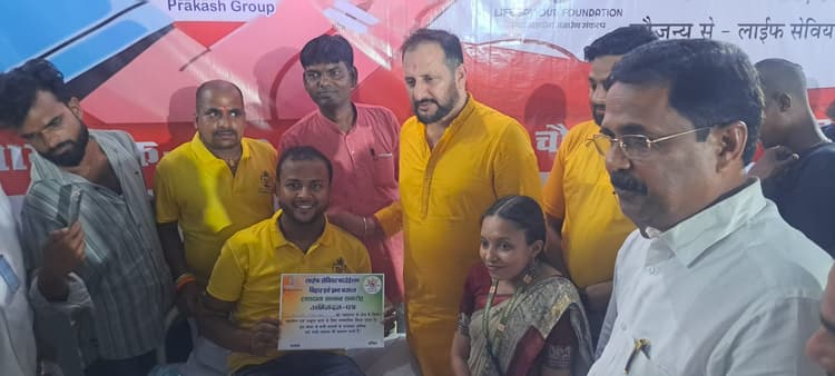 शिविर में किया गया 15 यूनिट रक्तदान