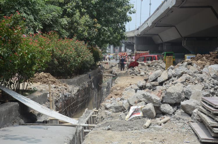 Patna News : हार्डिंग पार्क से जंक्शन तक नाले का निर्माण अगले माह हाेगा पूरा, जलजमाव से मिलेगी मुक्ति