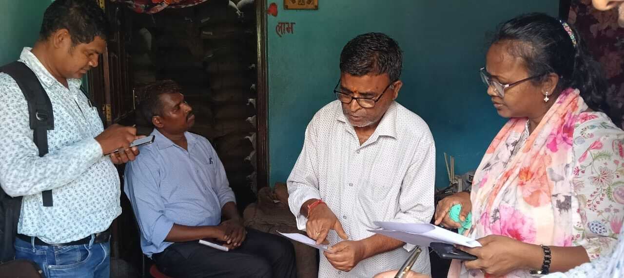 डीपीआरओ ने गोदाम का किया निरीक्षण, चावल के स्टॉक का लिया जायजा