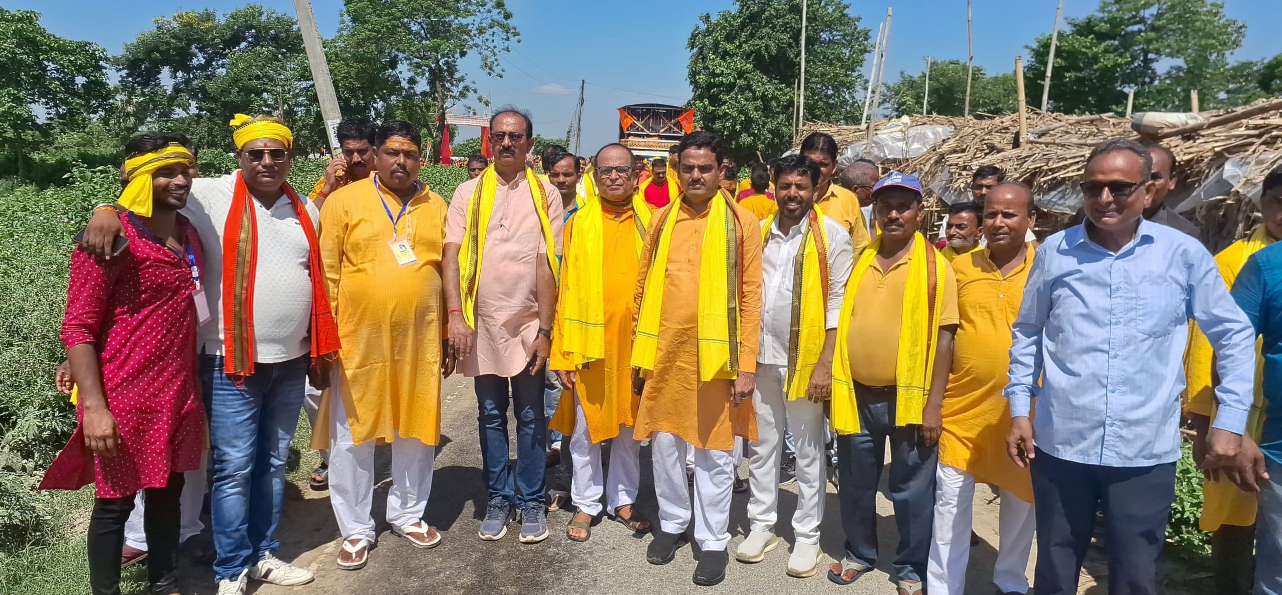 रजीगंज में श्रद्धा का सागर, निकली भव्य कलश यात्रा