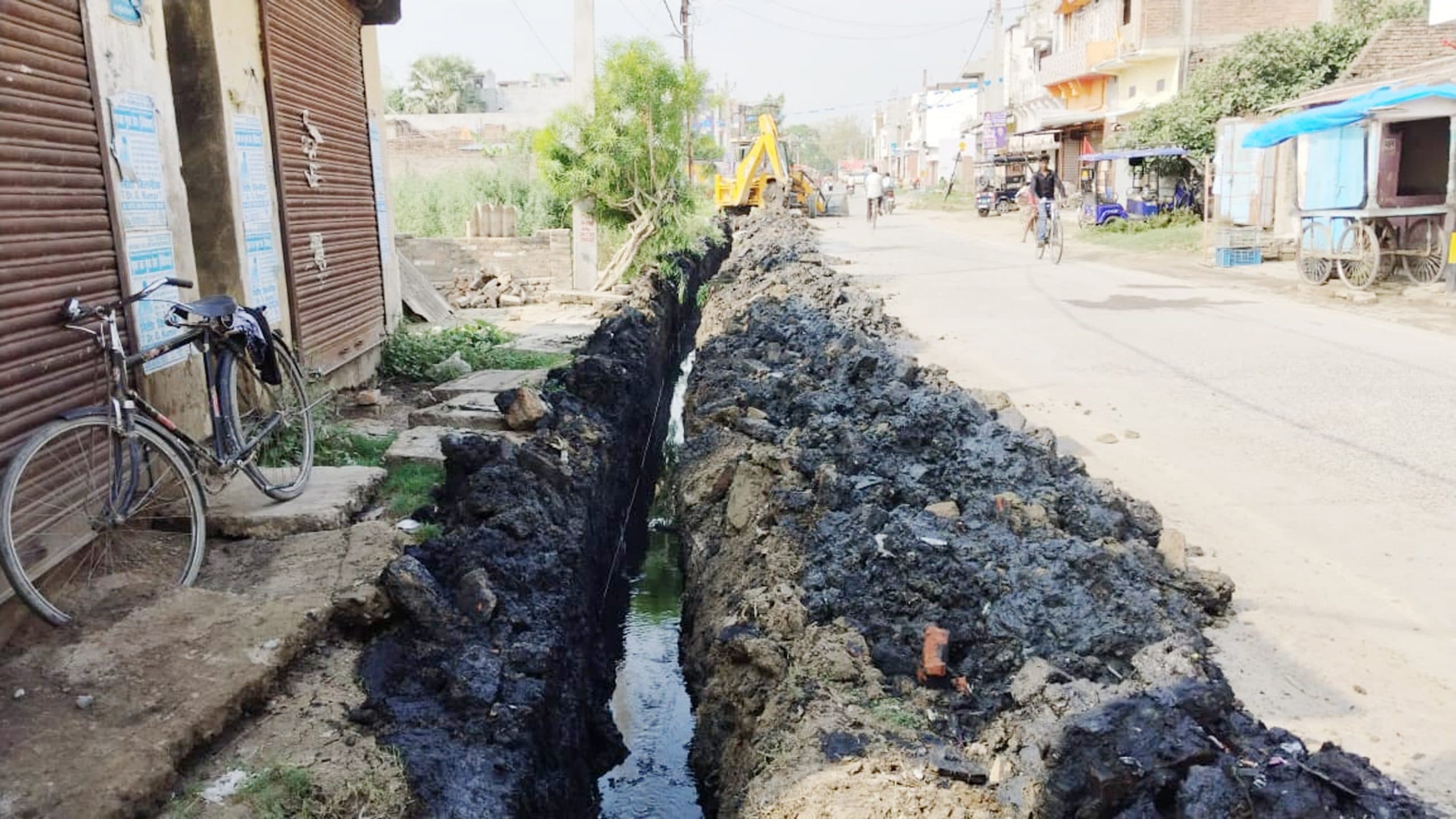 मानसून पूर्व नप क्षेत्र में युद्ध स्तर पर शुरू हुआ नाला उड़ाही कार्य