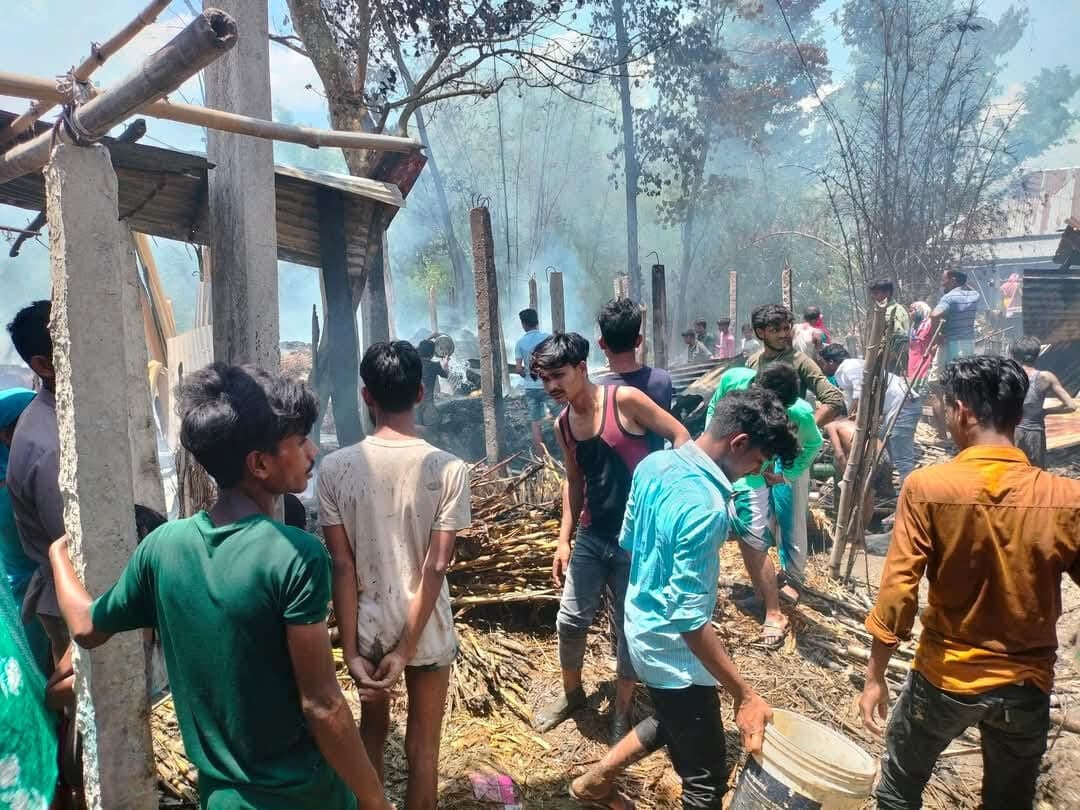 अगलगी में 11 घर जले, लाखों की क्षति