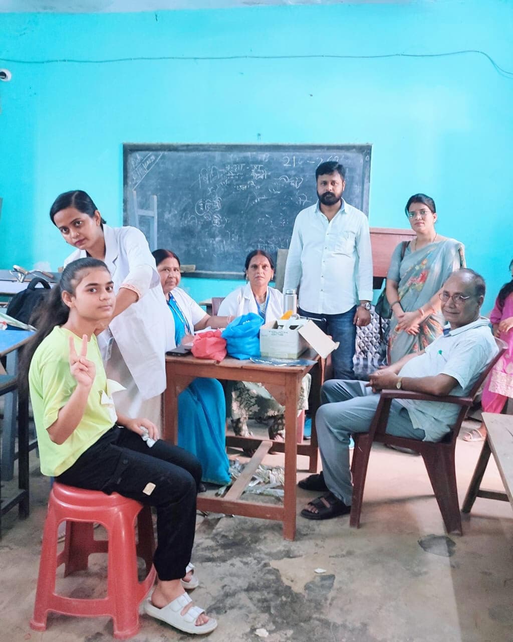 सर्वाइकल कैंसर से बचाव के लिए 91 छात्राओं को लगाया गया टीका, टीकाकरण के पहले चरण की शुरुआत जिले में फरवरी माह में हुई