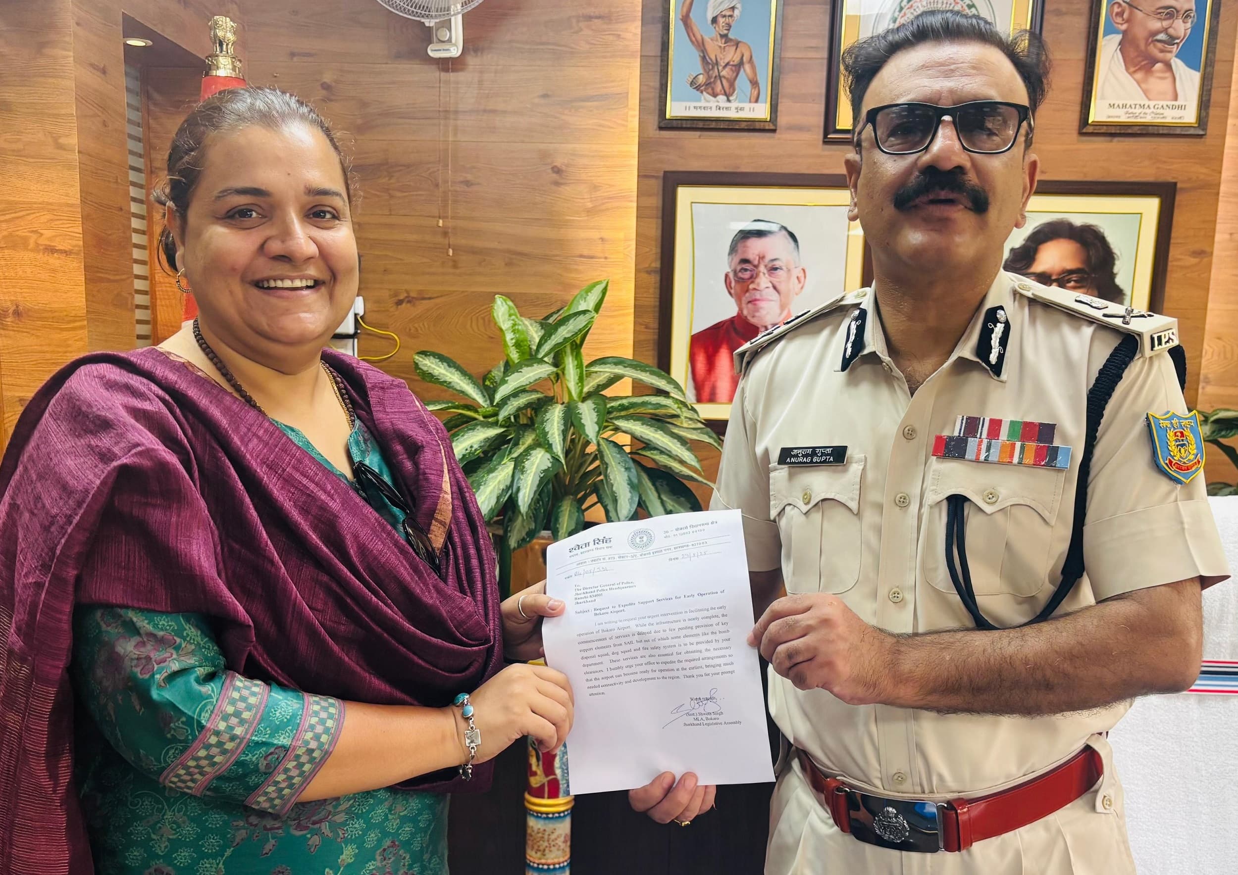 Bokaro News : बोकारो को हवाई सेवा से जोड़ना संकल्प, इसे शीघ्र ही साकार करेंगे : श्वेता सिंह