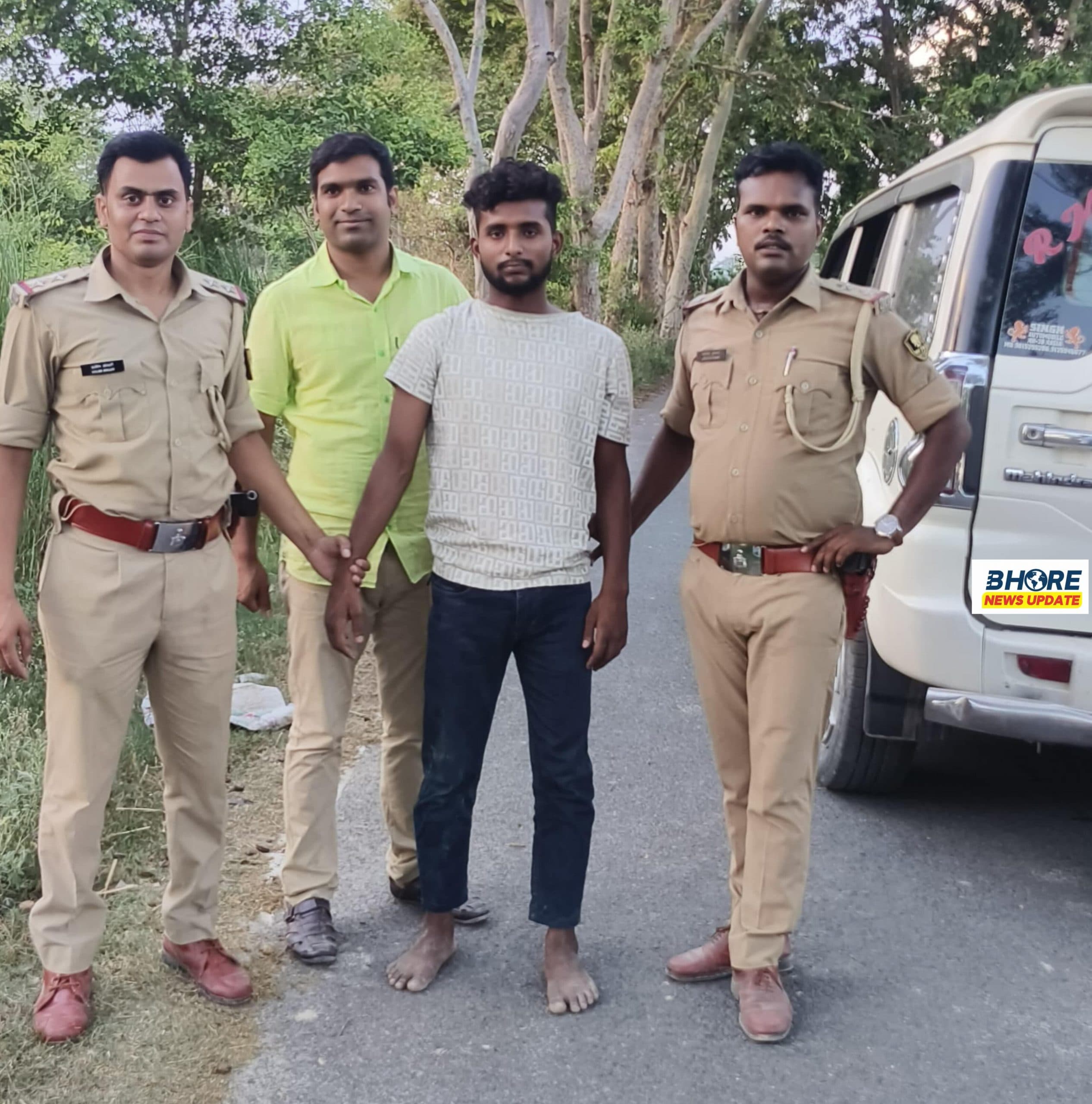 कुख्यात शराब माफिया नीतीश कुमार को भोरे पुलिस ने दबोचा