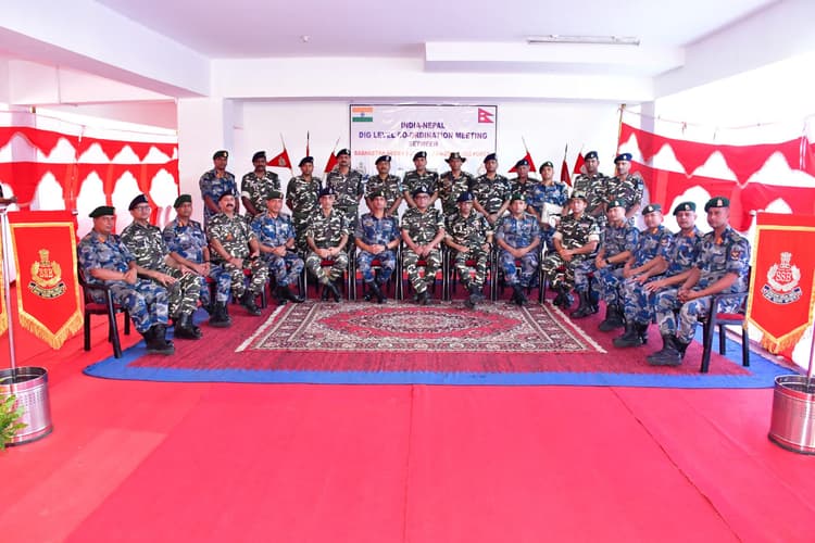 भारत-नेपाल सीमा सुरक्षा को लेकर वीरपुर में डीआईजी स्तर की समन्वय बैठक