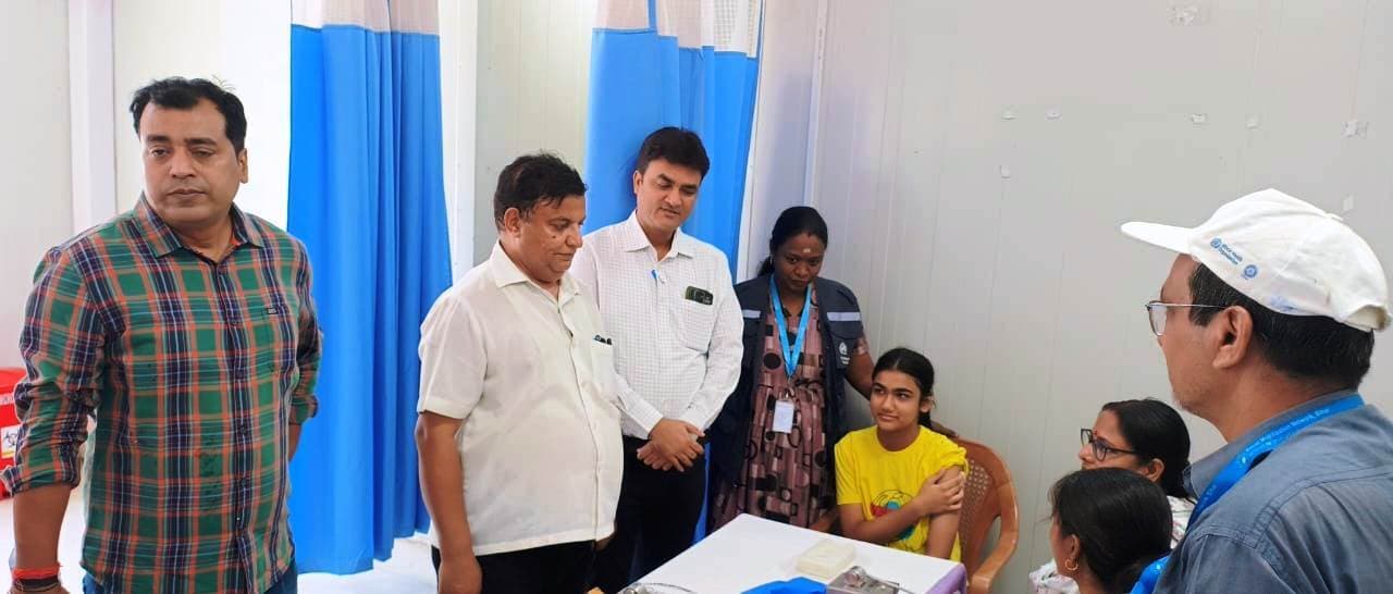 मुंगेर में 9 से 14 आयु वर्ग की 811 किशोरियों को पड़ा एचपीभी का टीका