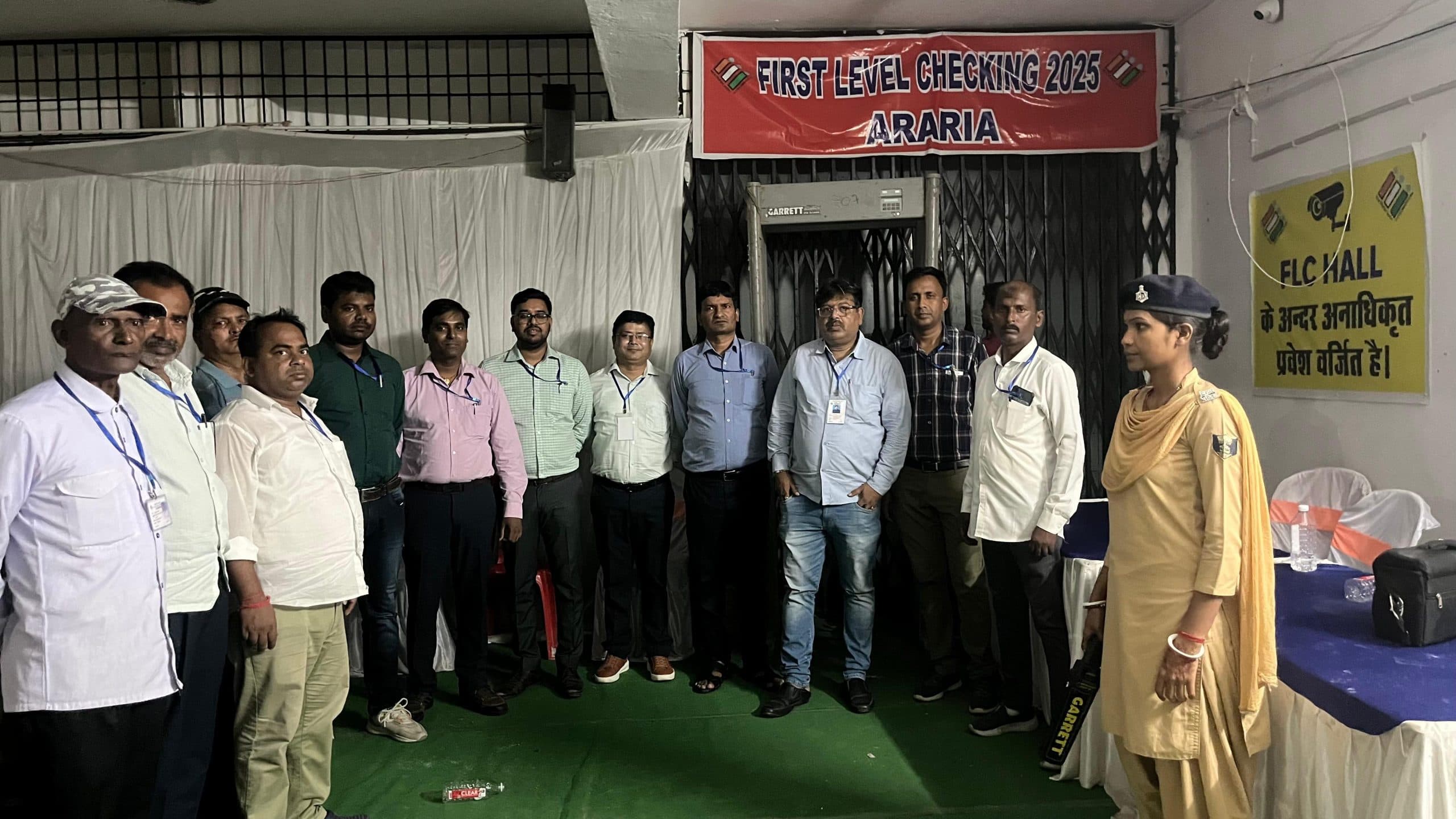 इवीएम का मॉक पॉल सफलतापूर्वक संपन्न