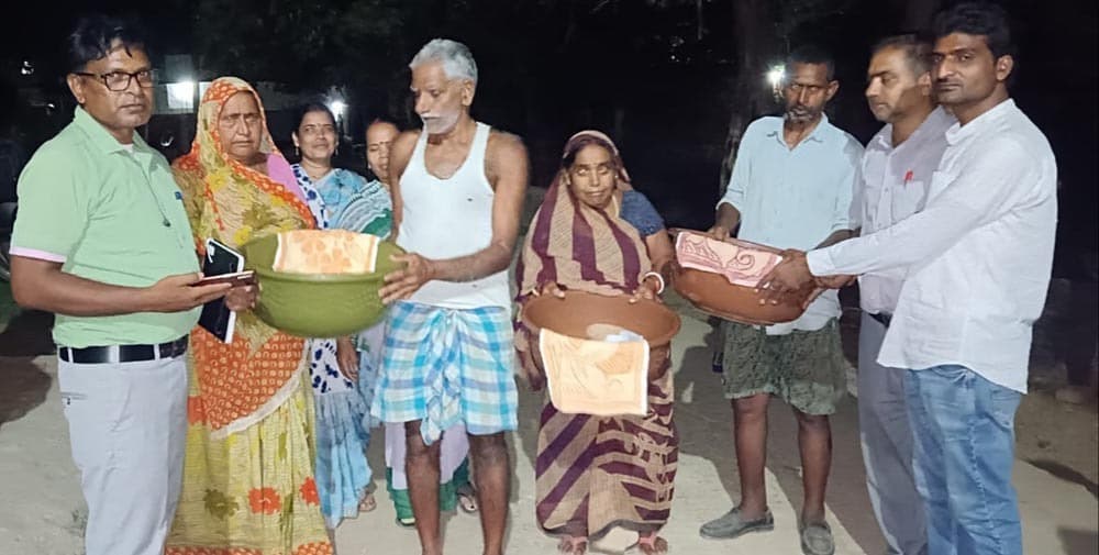 फाइलेरिया रोकथाम को लेकर संध्या चौपाल