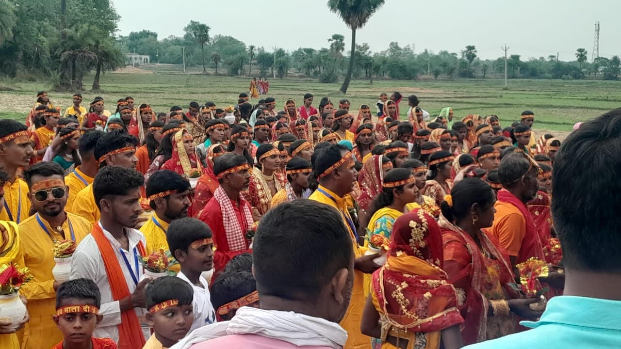 कलशयात्रा के साथ शतचंडी महायज्ञ शुरू