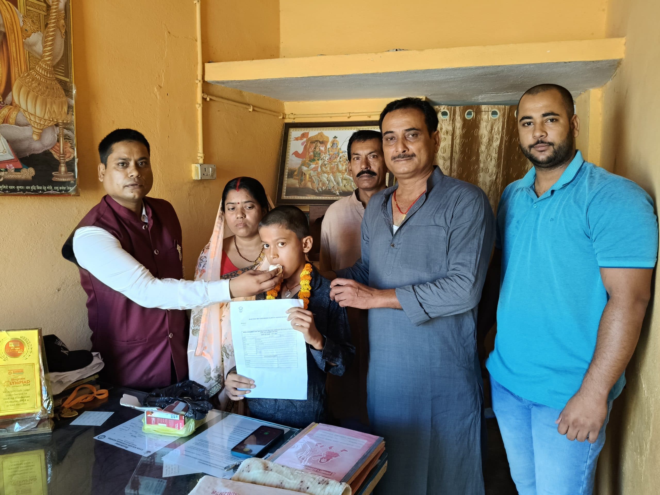 Sitamarhi : 67.5 फीसदी अंक के साथ प्रिंस को नवोदय में मिली सफलता