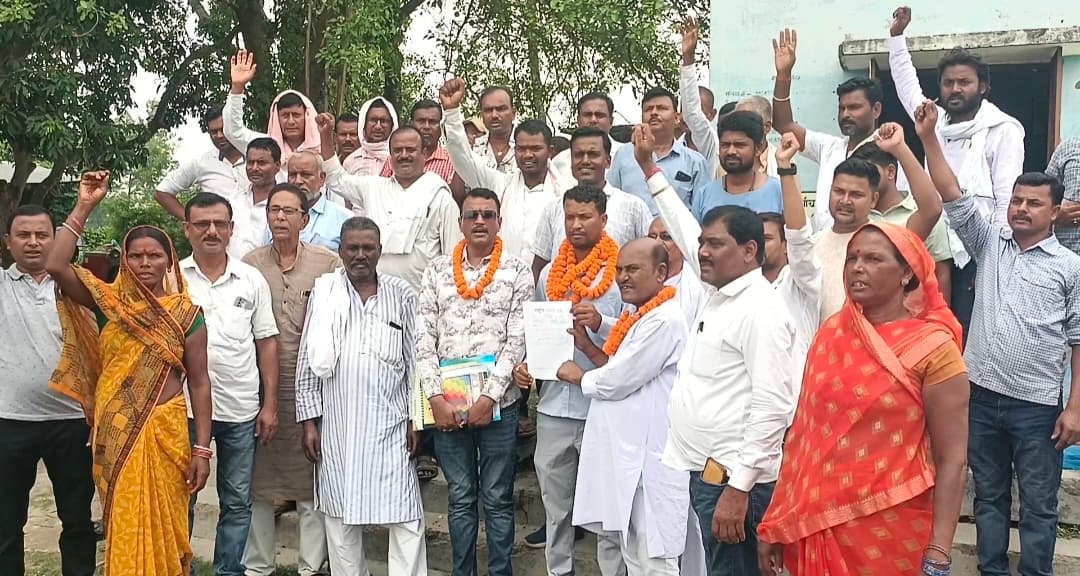 हसनगंज में हंगामे के बीच राजद प्रखंड अध्यक्ष का चुनाव