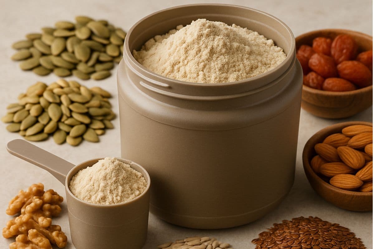 homemade protien powder (ai image)