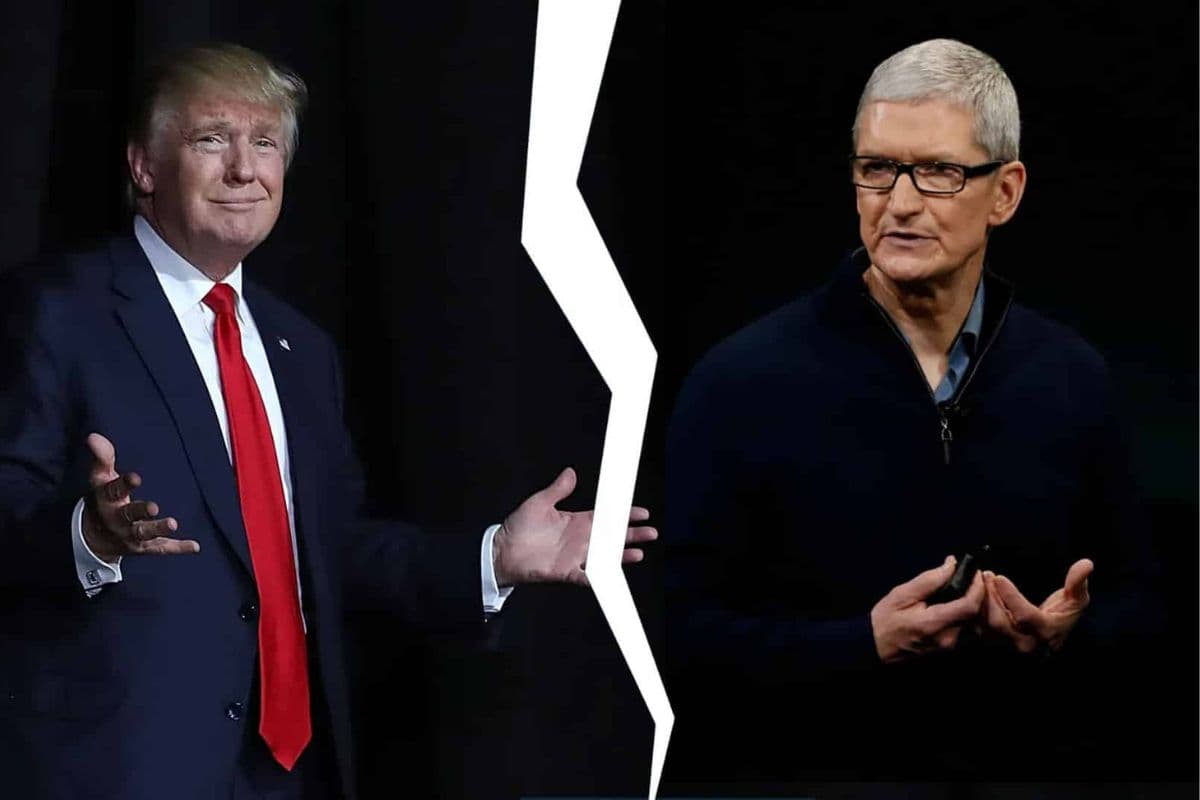 ट्रंप ने एप्पल के CEO को दे डाली धमकी, कहा भारत में बनी iPhone बेचे तो ठोकूंगा इतना टैरिफ ट्रंप ने एप्पल के CEO को दे डाली धमकी, कहा भारत में बनी iPhone बेचे तो ठोकूंगा इतना टैरिफ