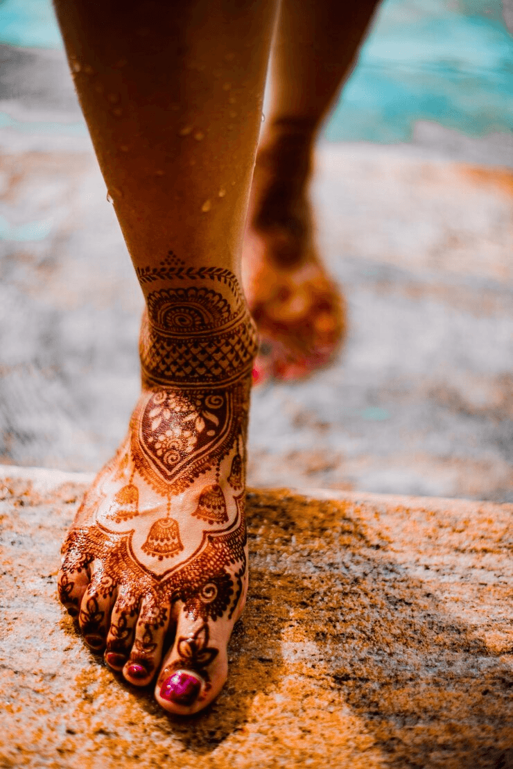Foot Mehndi Designs