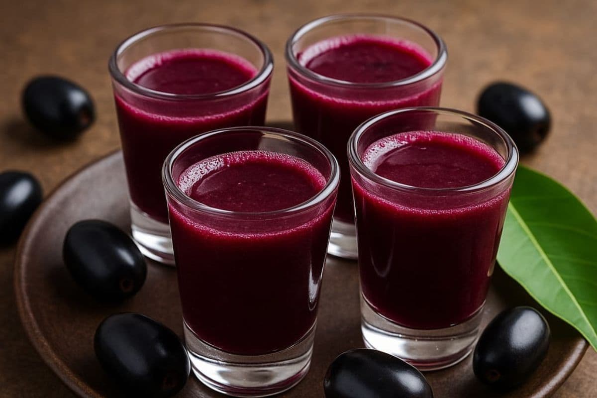 Jamun Shots: हर घूंट में कमाल का स्वाद, मेहमानों के लिए बनाएं सेहतमंद जामुन शॉट्स