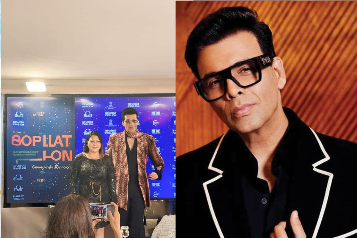 Cannes फेस्टिवल के भारत मंडपम में चंदा पटेल ने करण जौहर की दिल खोलकर तारीफ की, कहा- नए टैलेंट को देते हैं बढ़ावा