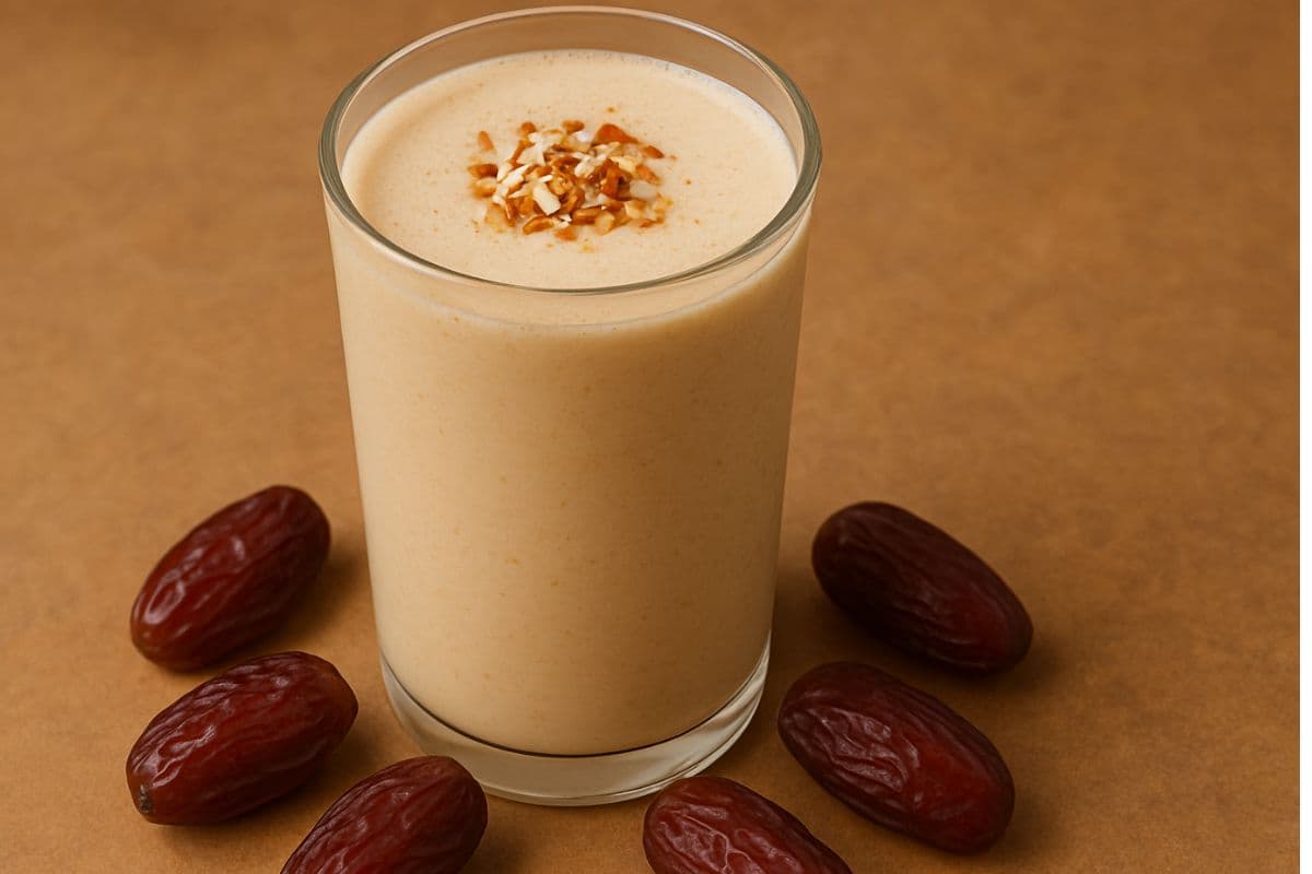 khajur milkshake recipe