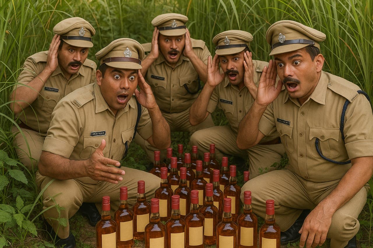 Sitamadhi News: झाड़ी में देसी शराब की इतनी बोतलें देखकर उड़े पुलिस के होश, पेट्रोलिंग के समय हुआ शक