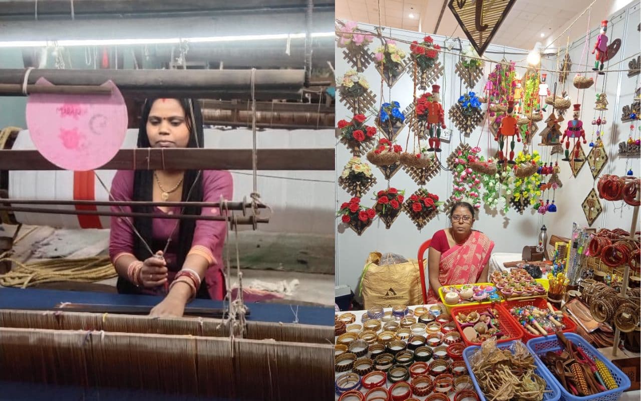 Patna News: पारंपरिक कलाओं को संवार रहीं महिलाएं, कुंची-बांस और धागे से गढ़ी जा रही लोक संस्कृति की नयी कहानी