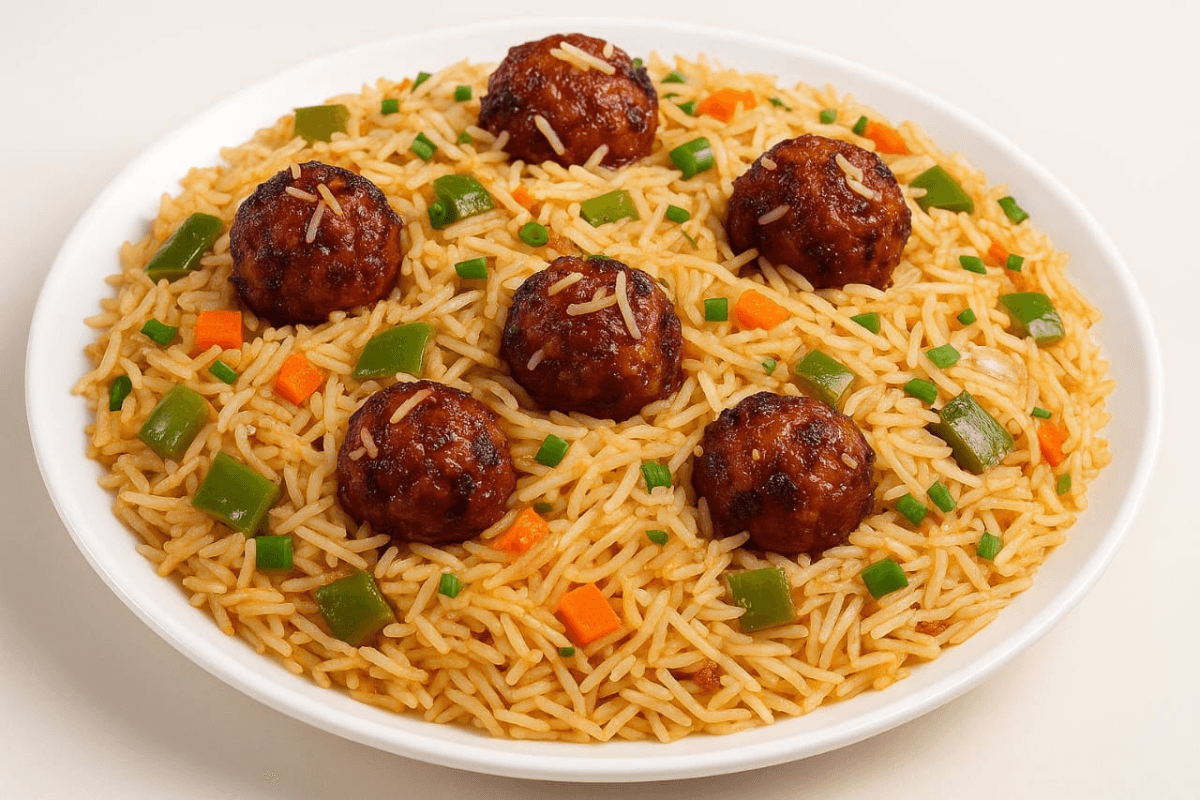 Manchurian Fried Rice Recipe