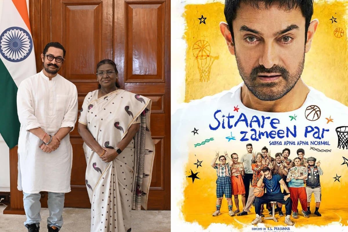 Sitaare Zameen Par की ब्लॉकबस्टर सक्सेस के बाद राष्ट्रपति द्रौपदी मुर्मू से मिले आमिर खान, दिखाई स्पोर्ट्स ड्रामा
