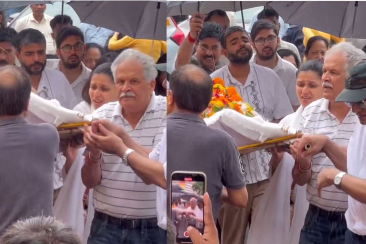 Mannara Chopra के पिता पंचतत्व में हुए विलीन, बिलखते हुए दिखीं एक्ट्रेस