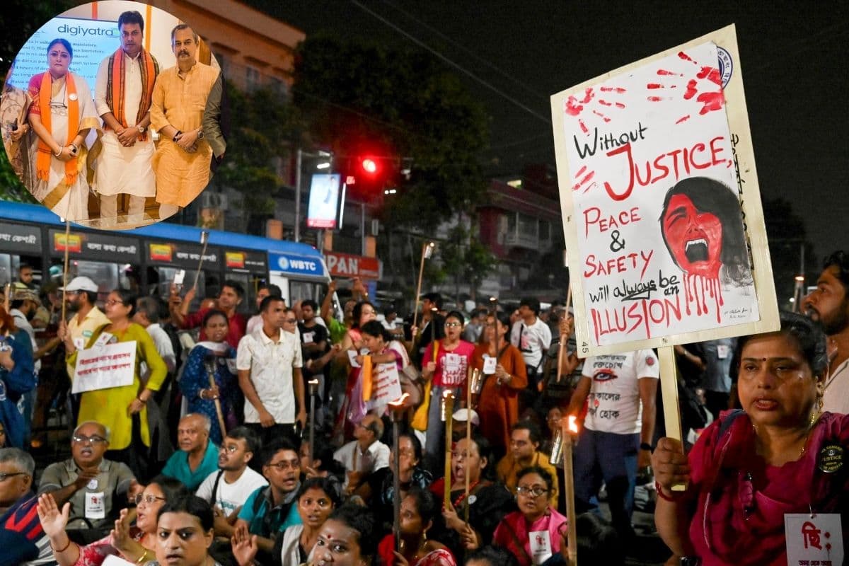 Kolkata Law Student Assault: लॉ कॉलेज के बाहर बीजेपी की जांच टीम को रोका गया, कैंपस सील