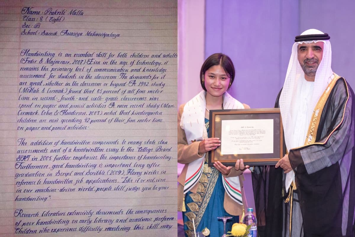 Best Handwriting in the World (PC-Social Media)