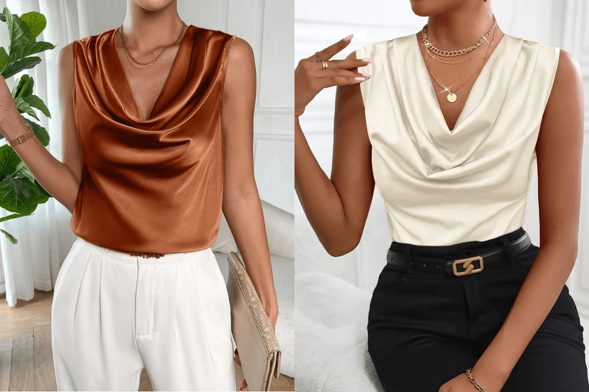 पार्टी में भी छा जाएंगी और ऑफिस में भी लगेगा क्लासी - ट्राई करें Cowl Neck Top