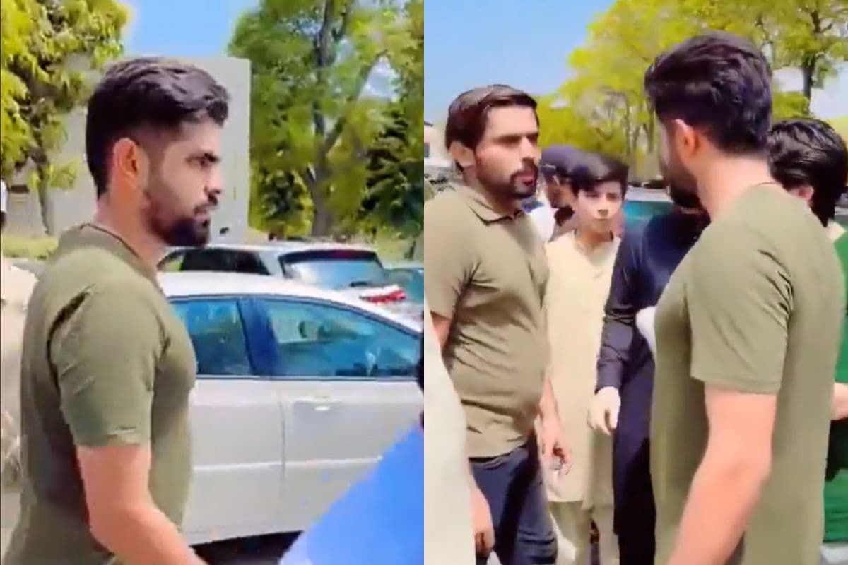 Babar Azam gets involved in Fight with Local after Friday Prayer.