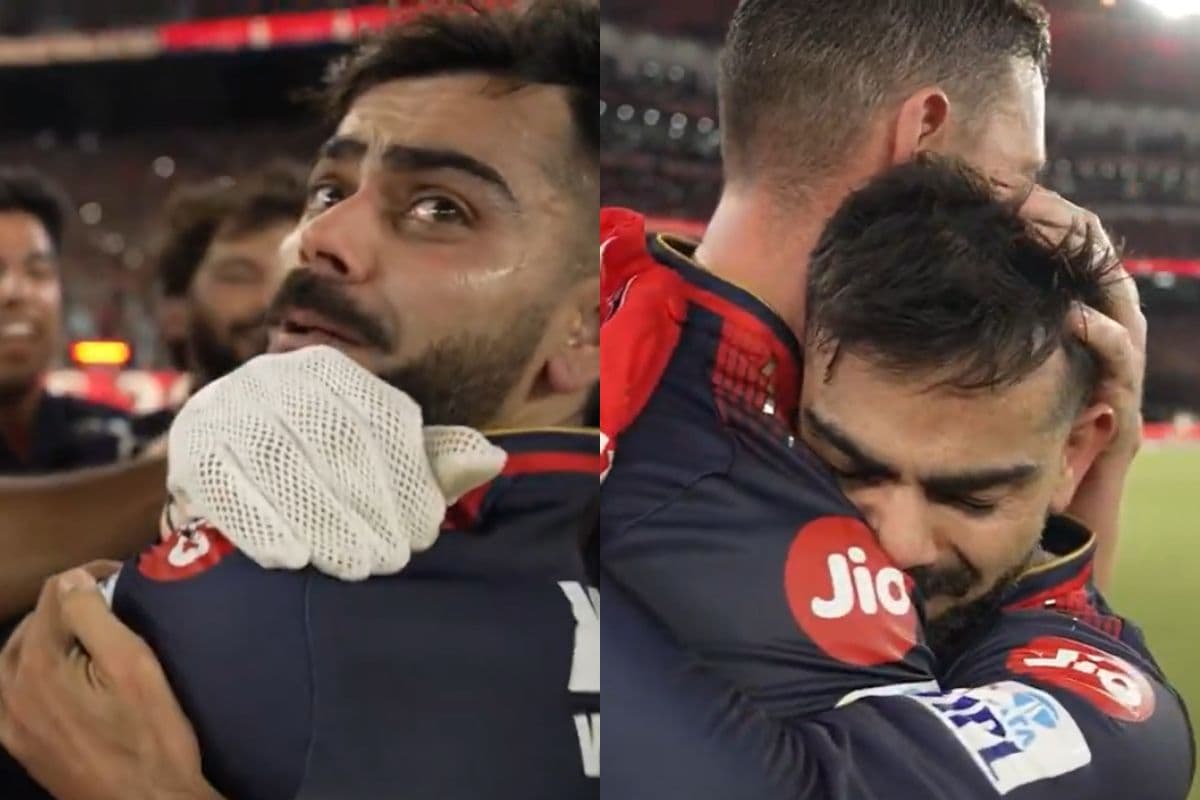 Emotional Virat Kohli after winning IPL 2025 Trophy. Emotional Virat Kohli after winning IPL 2025 Trophy.