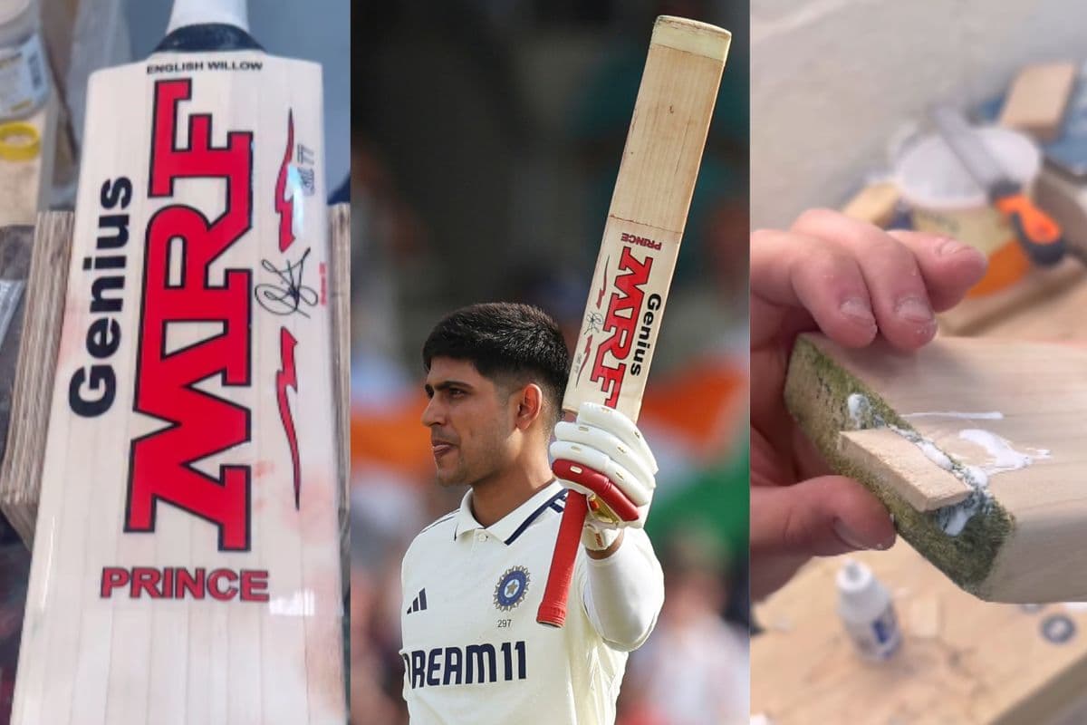 IND vs ENG 1st Test Shubman Gill Century Hitting Bat Fixed Just Before Match