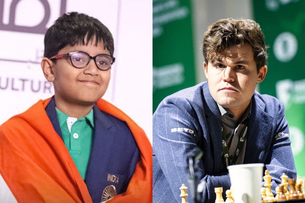 9 Year Old Aarit Kapil forced Magnus Carlsen to a draw 9 Year Old Aarit Kapil forced Magnus Carlsen to a draw