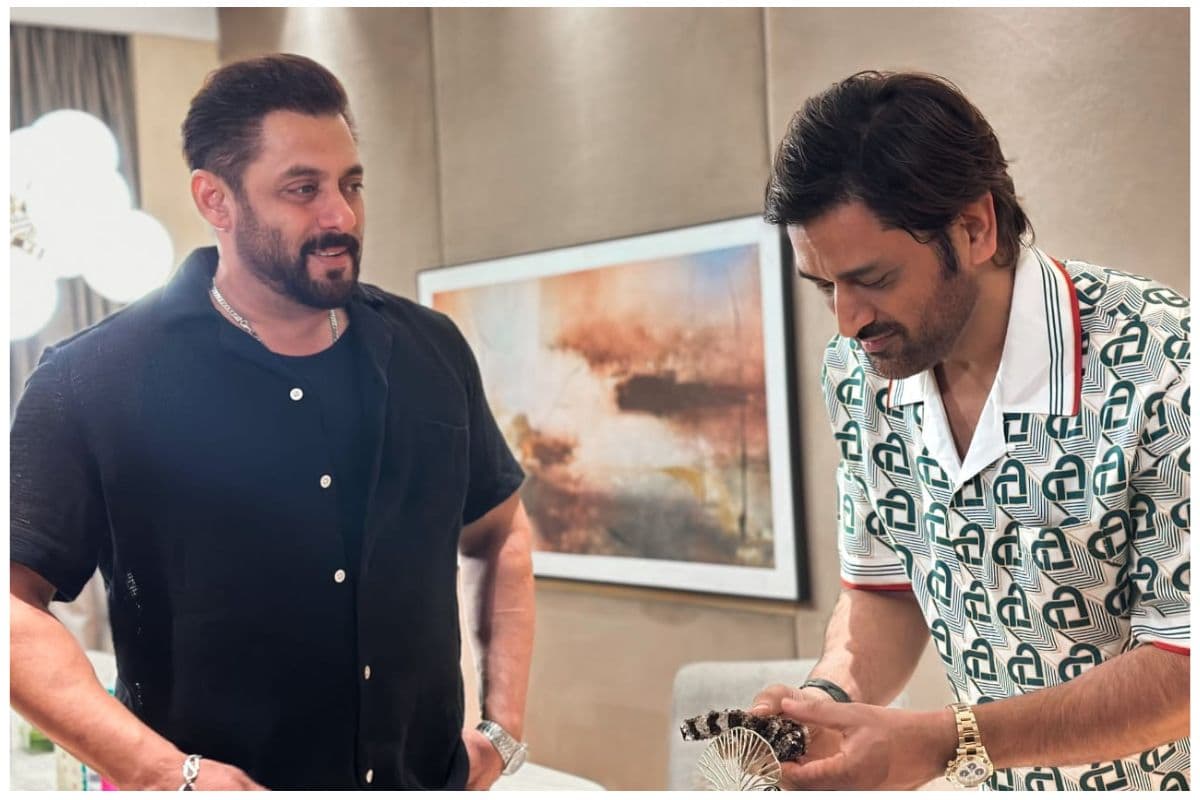Salman Khan and MS Dhoni.