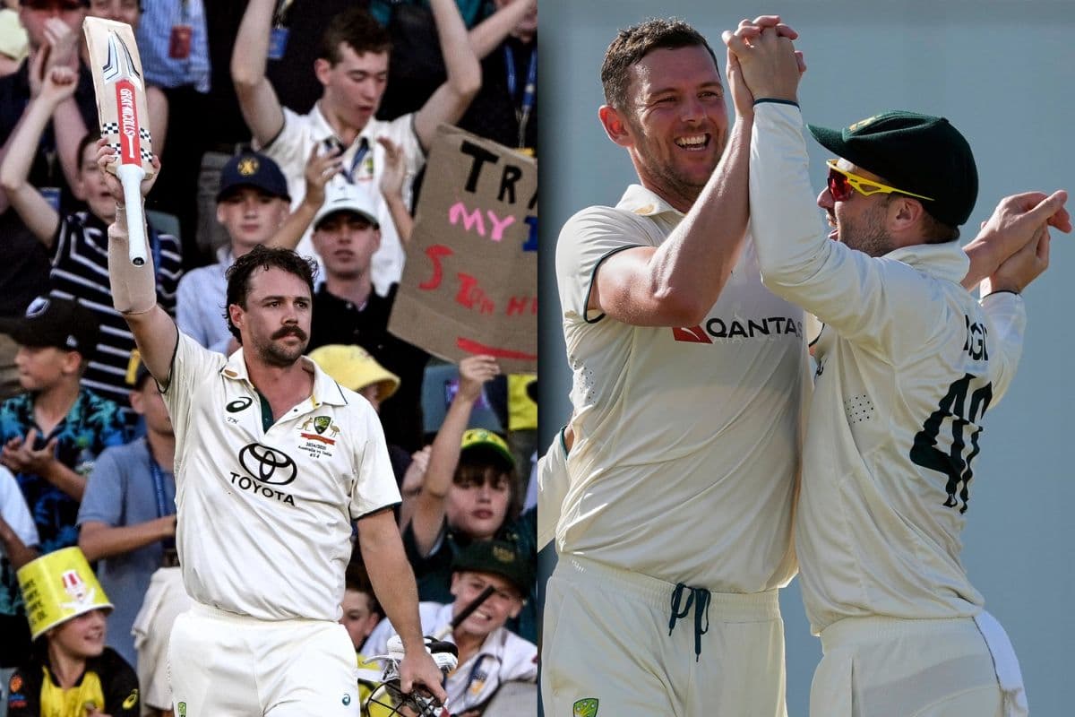 Travis Head and Josh Hazlewood.