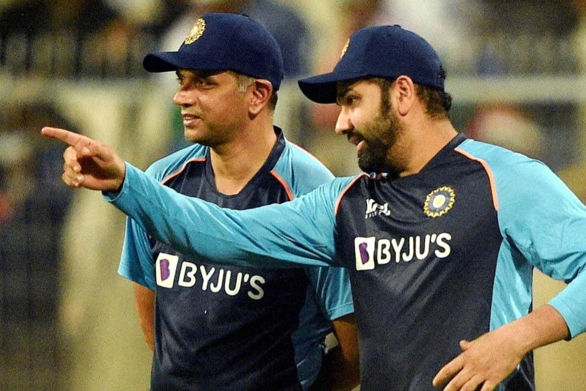 Rahul Dravid and Rohit Sharma