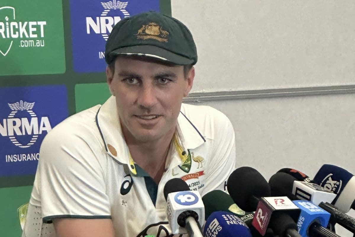 Pat Cummins During Press Confrence