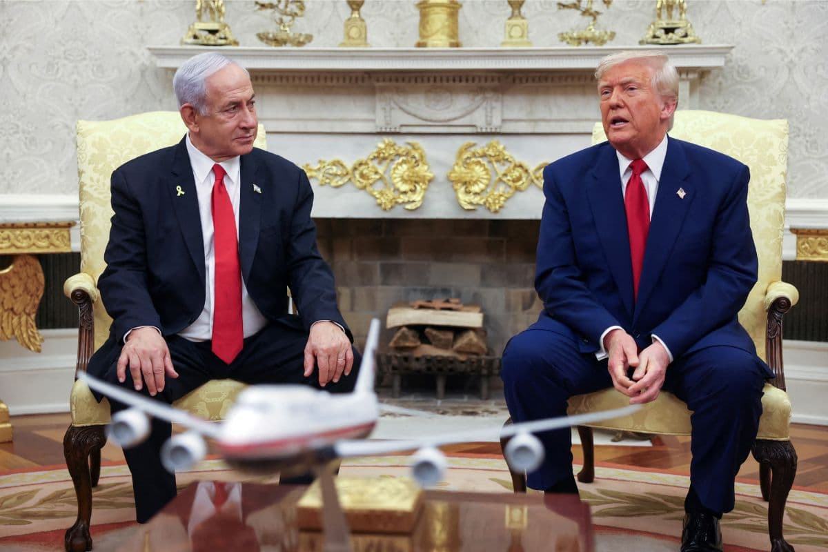 नेतन्याहू के समर्थन में उतरे ट्रंप, कहा- यह केस नहीं, एक राजनीतिक हमला