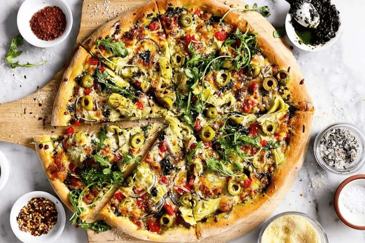 Falafel Pizza Recipe Falafel Pizza Recipe