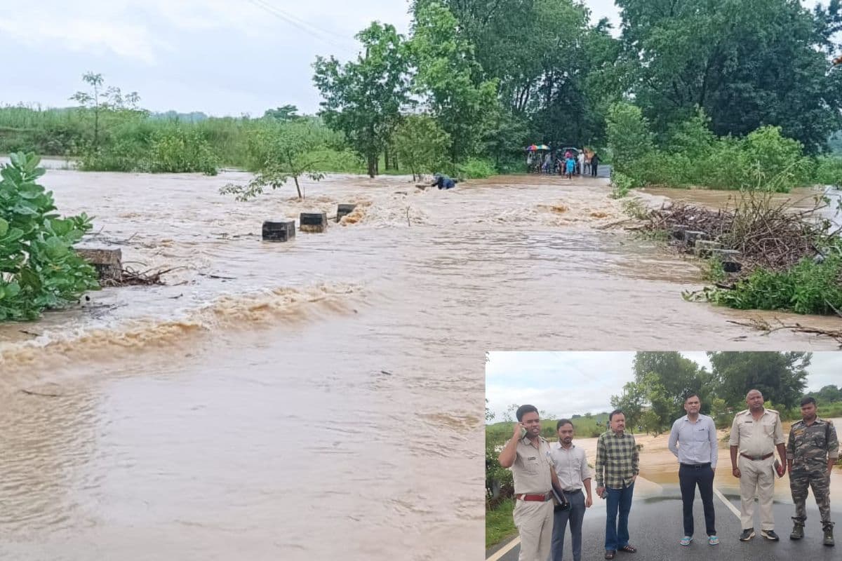 झारखंड में 4 मुस्लिम फरिश्तों ने युवक को दी नयी जिंदगी, पानी के तेज बहाव में बह रहा था बाइक सवार युवक