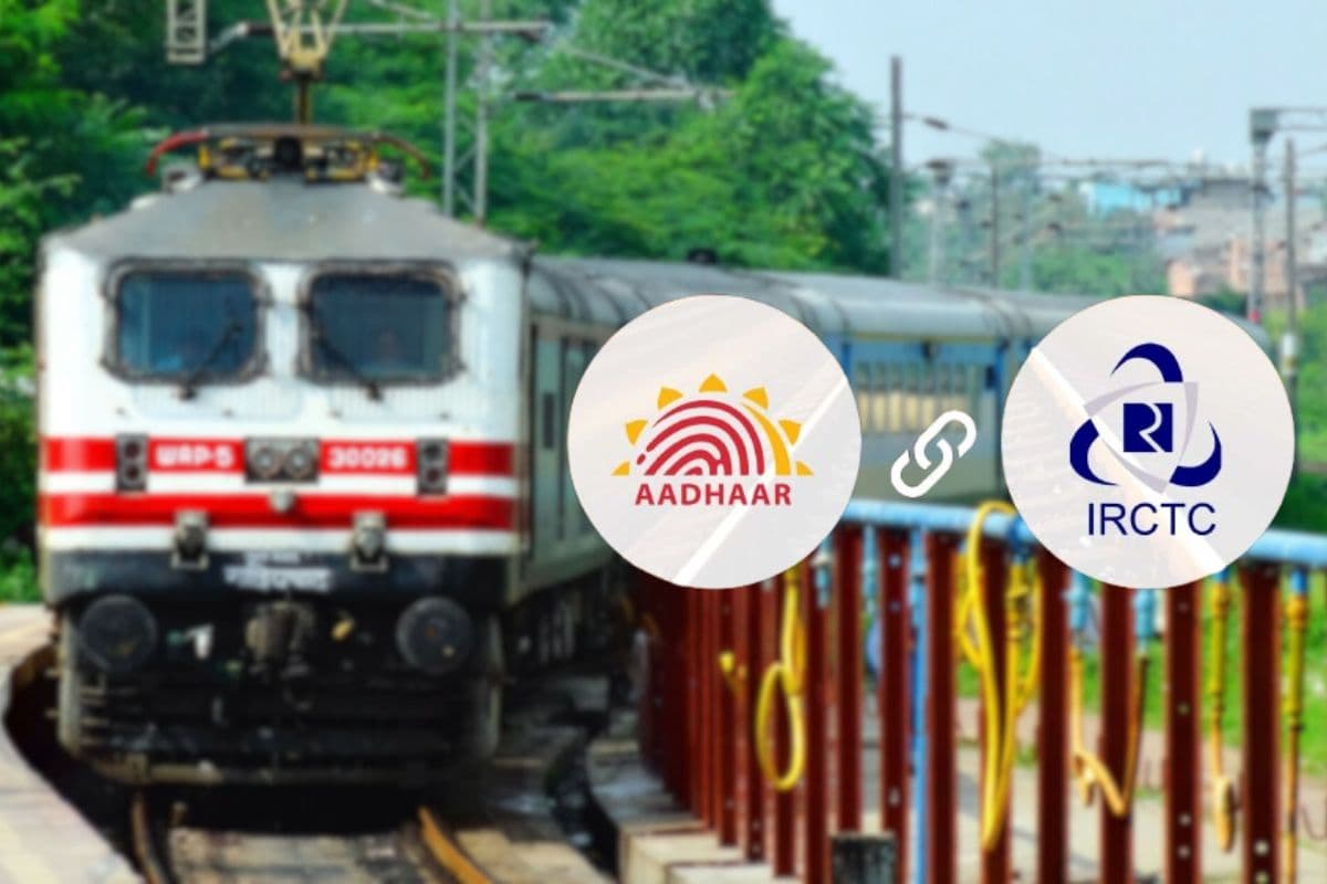 IRCTC Account Link With Aadhaar