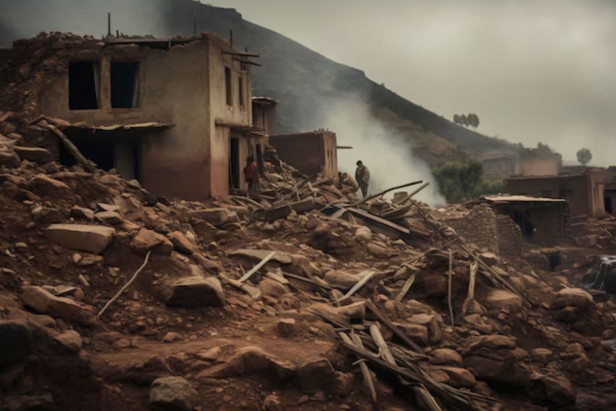 Iran Earthquakes AI IMAGE Iran Earthquakes AI IMAGE