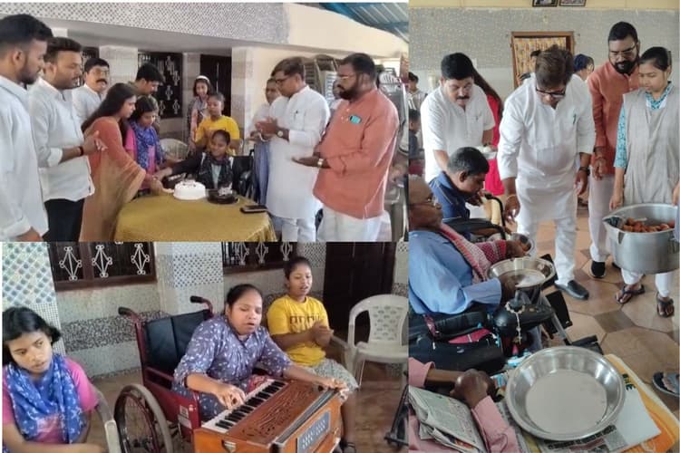 झारखंड में धूमधाम से मना लालू प्रसाद यादव का 78वां जन्मदिन, RJD नेताओं ने चेशायर होम में काटा केक