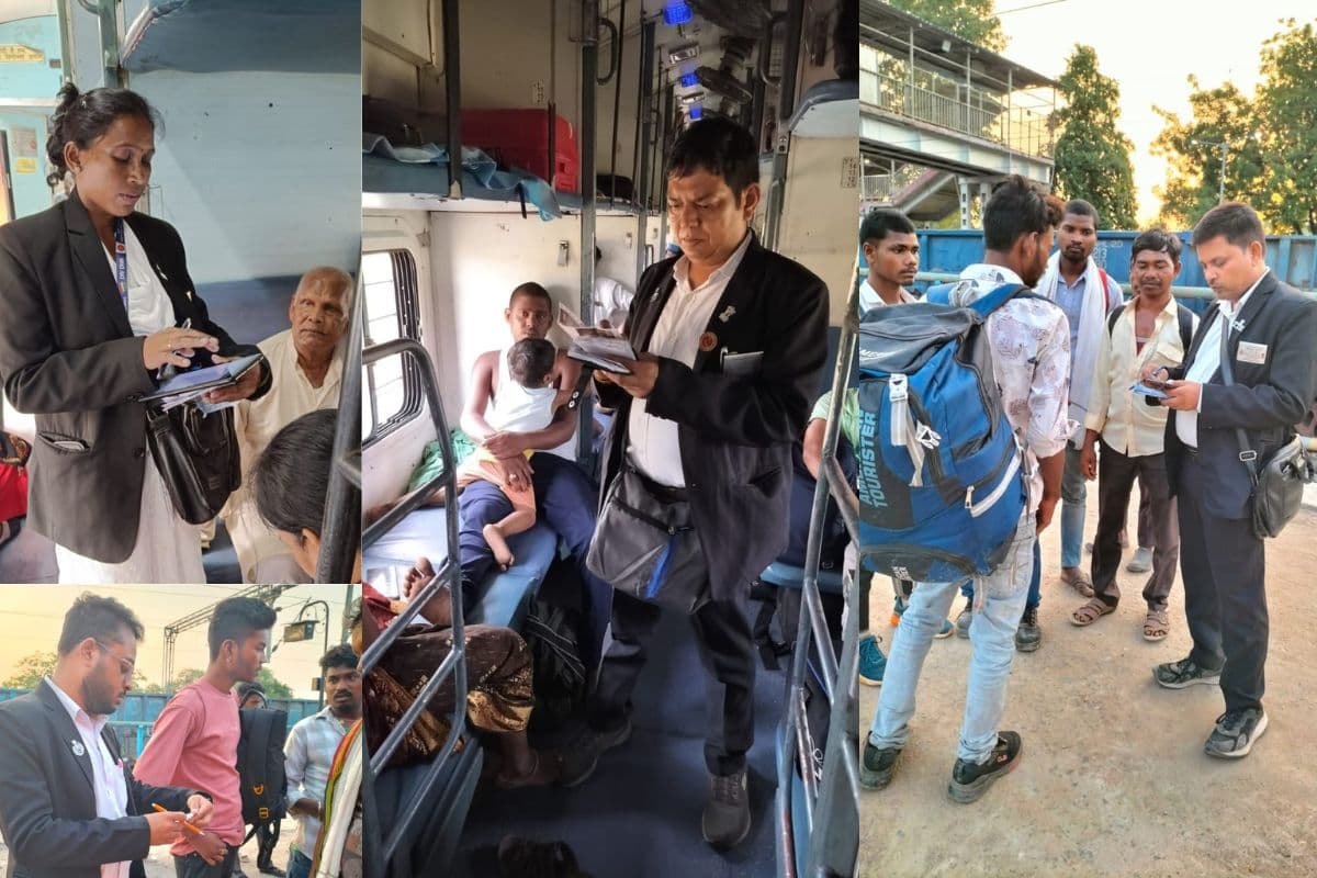 झारखंड के इन 8 रेलवे स्टेशनों और ट्रेनों में चला मेगा टिकट चेकिंग अभियान, 1233 यात्रियों से वसूले गए 7 लाख से अधिक रुपए