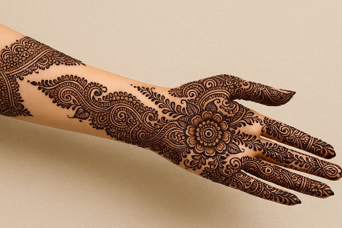 Mehndi Design: ईद का मौका हो या शादी का फंक्शन, हाथों में रचाएं मेहंदी डिजाइन, खूबसूरती में लगेंगे चार चांद