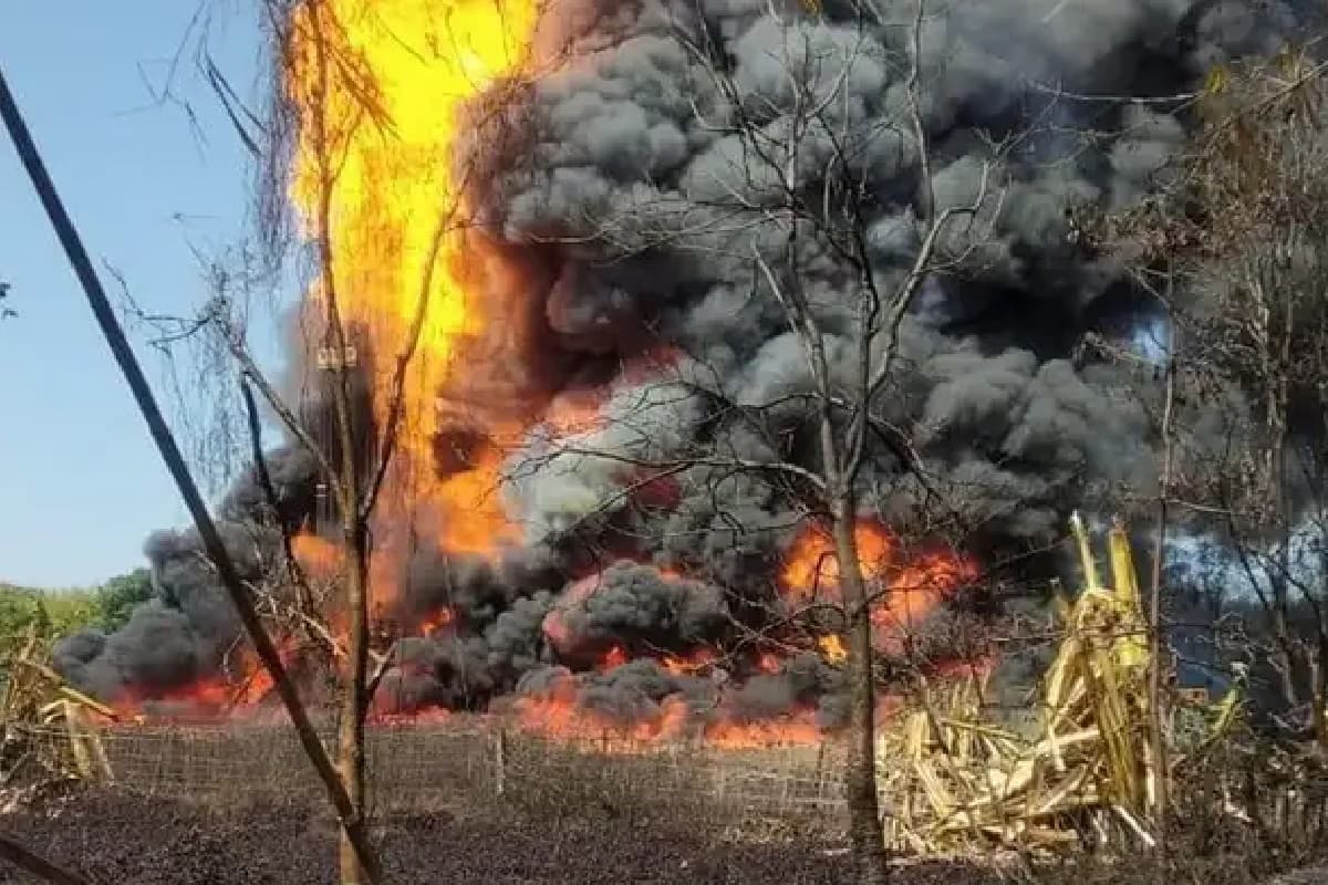 ONGC असम के गैस कुएं में भयंकर रिसाव, लोगों को सता रहा 2020 के हादसे का डर