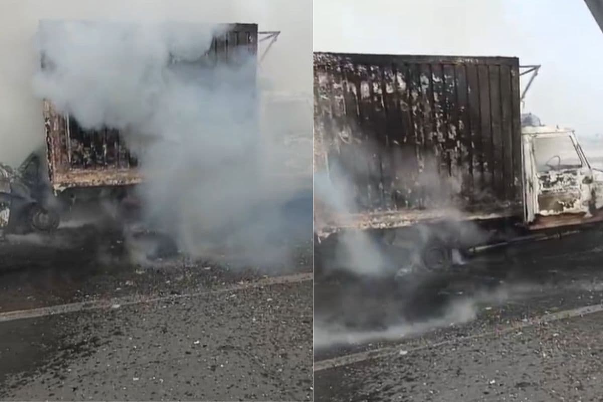 Patna JP Setu: पटना के जेपी सेतु पर धूं-धूं कर जली गाड़ियां, कार और पिकअप की टक्कर में लगी भीषण आग